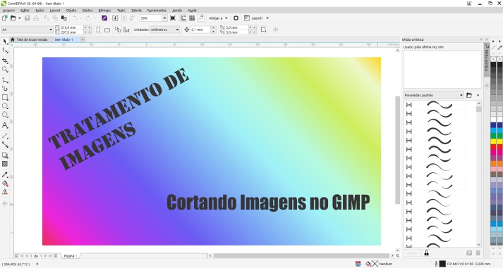 Cortando Imagens no GIMP Cortando Imagens no GIMP