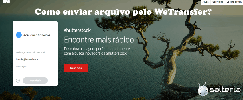 Como enviar arquivo pelo WeTransfer? Como enviar arquivo pelo WeTransfer?